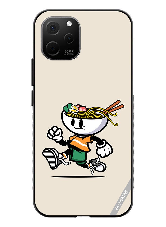 VR CREATIVE Protective Case Cover For Huawei Nova Y61 Ramen Cartoon Design Multicolour - Image 1