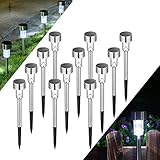 SOLPEX Solpex Solar Lights Outdoor Pathway,12 Pack Solar Walkway Lights Outdoor,Garden Led Lights for  - Image 1