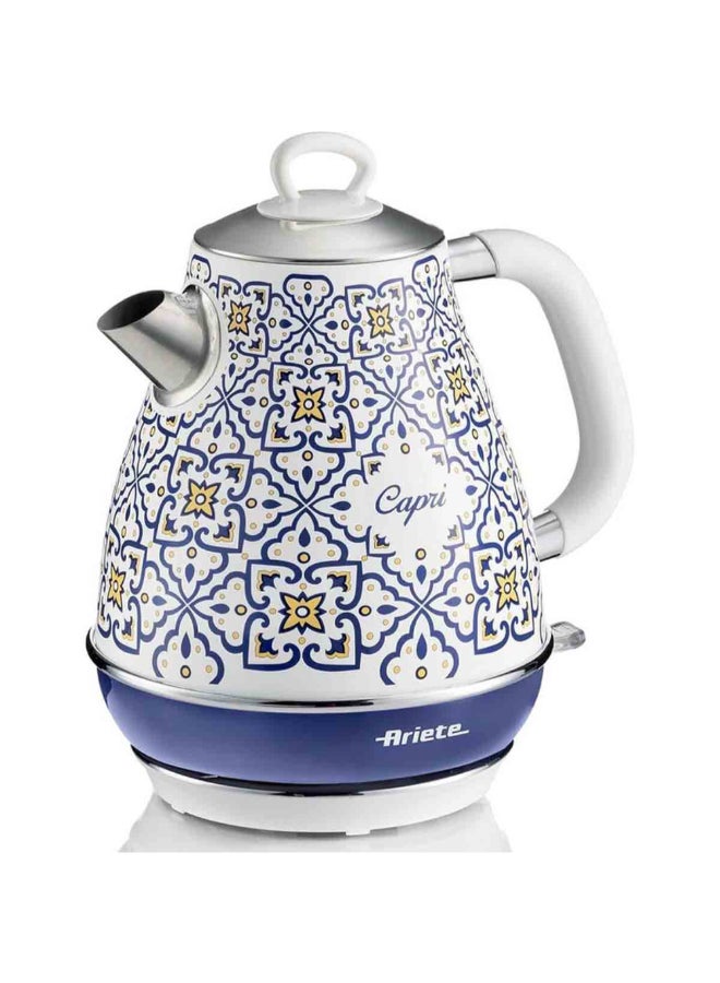 أريتي 2200W Capri Series Electric Jug Kettle Multicolour 1.7 Liter 00C28690CARAS 1.7 L 2200 W 00C28690CARAS multicolour - Image 1