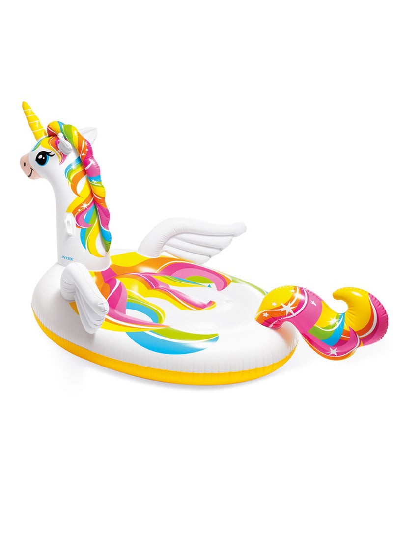 INTEX Mega Unicorn Inflatable Pool Island Float - 99 x 64 x 57inches  - Image 4