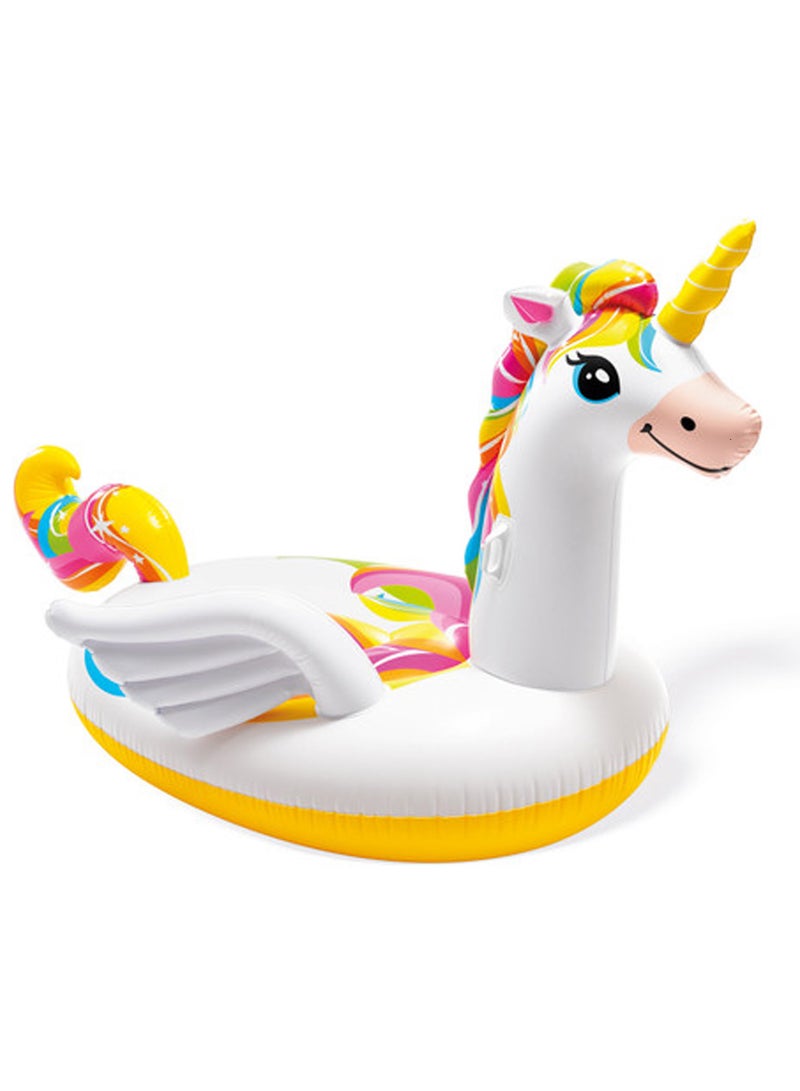 INTEX Mega Unicorn Inflatable Pool Island Float - 99 x 64 x 57inches  - Image 1
