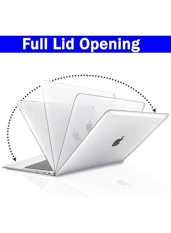 HAVEN Case Compatible with MacBook Air 13 inch Case 2025 2024 2023 2022 M4 A3240 M3 A3113 M2 A2681 Plastic Hard Shell + TPU Keyboard Skin Cover for MacBook Air 13.6 inch Case, Crystal Clear - Image 5