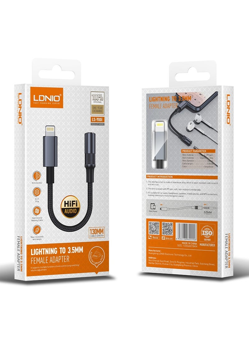 LDNIO AUX to lightning conversion link for audio systems, high quality - Image 3