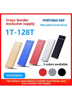 Generic Portable SSD Mobile Hard Disk Solid State Hard Disk External Hard Disk Expansion 2T 4T 6T 8T 1T-Capacity:64g To 4tb-Interface:Gold  - Image 1