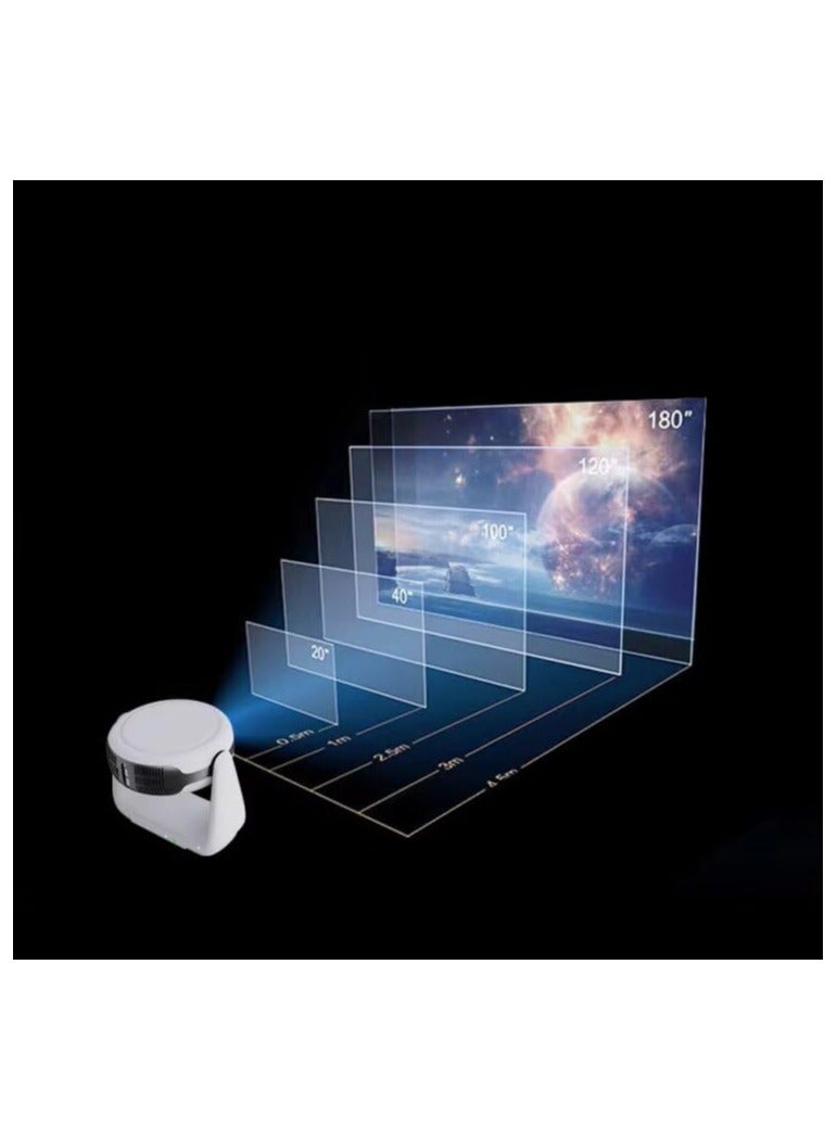 Smart Android 11.0 4K Projector DLP 720P Portable Projector Battery Operated with auto Focus and auto Keystone WiFi hdmi screencast and Many More Features  - Image 2