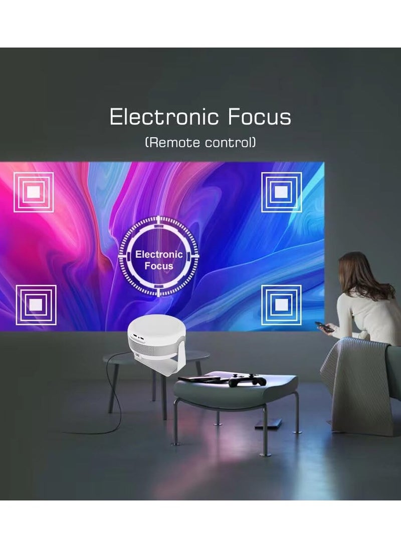 Smart Android 11.0 4K Projector DLP 720P Portable Projector Battery Operated with auto Focus and auto Keystone WiFi hdmi screencast and Many More Features  - Image 3