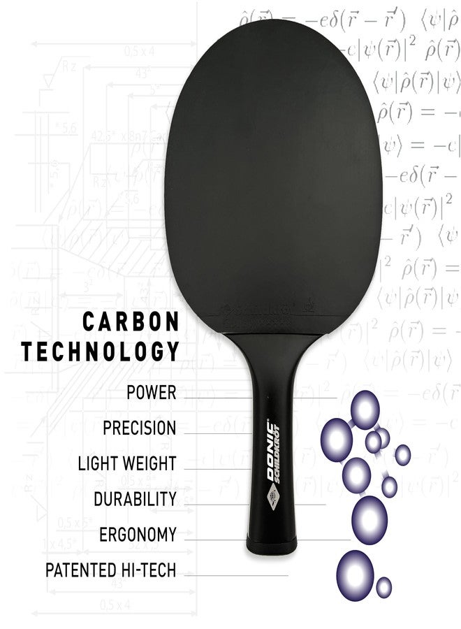 Schildkröt Wood DONIC Carbotec 900 All-Rounder Table Tennis Bat, Colour - Black/White, Weight - 85 Grams - Image 2