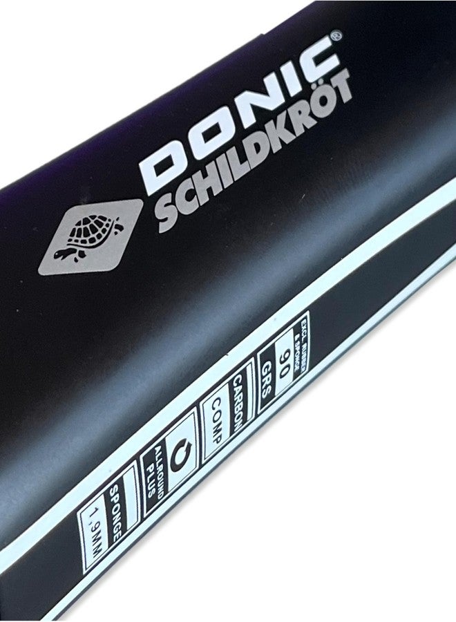 Schildkröt Wood DONIC Carbotec 900 All-Rounder Table Tennis Bat, Colour - Black/White, Weight - 85 Grams - Image 5
