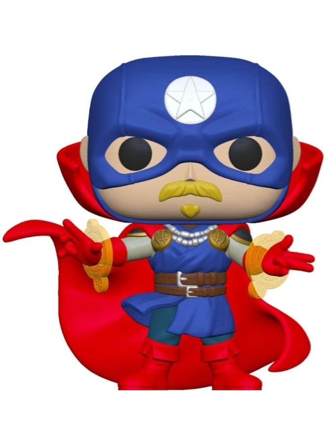 Funko Funko Pop! Marvel: Infinity Warps - Soldier Supreme Glow in The Dark,  - Image 3