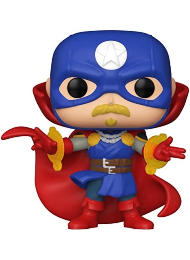 Funko Funko Pop! Marvel: Infinity Warps - Soldier Supreme Glow in The Dark,  - Image 1