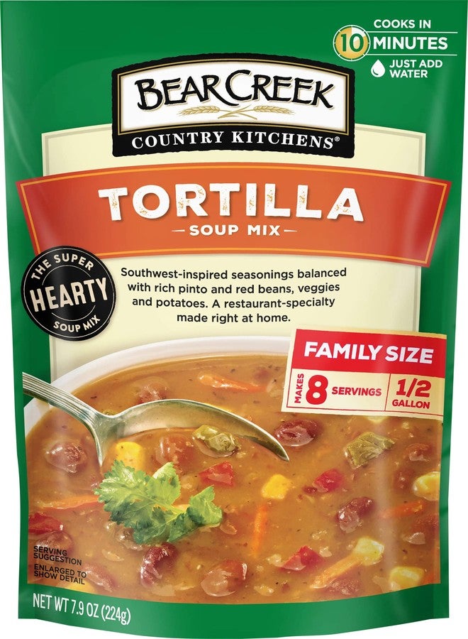 BEAR CREEK خلطات شوربة بير كريك، تورتيلا، 7.9 أونصة - Image 1