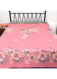 Wholesale Cotton Towel Blanket Soy Fiber Pink Flower 230*250