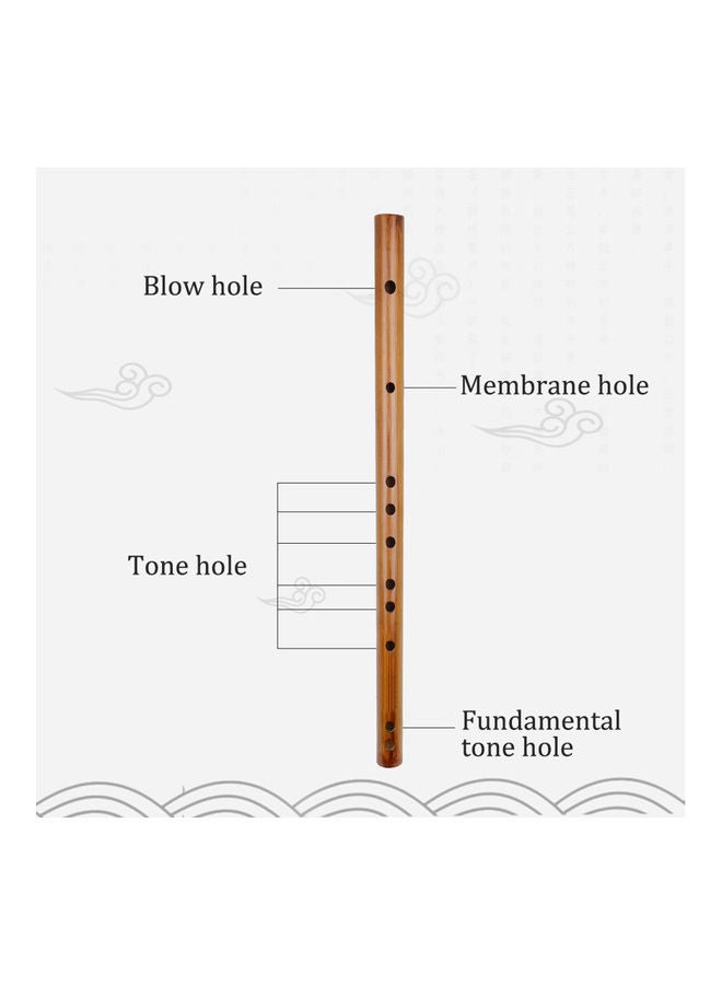 Key of F Flute Bitter Bamboo Dizi Traditional Chinese Woodwind Music Instrument - Image 3