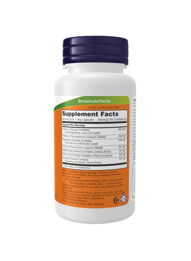 now مكملات، تنظيف الكلى مع يوفا أورسي، بذور البقدونس، الشمر، وذيل الحصان، 90 كبسولة نباتية - Image 2
