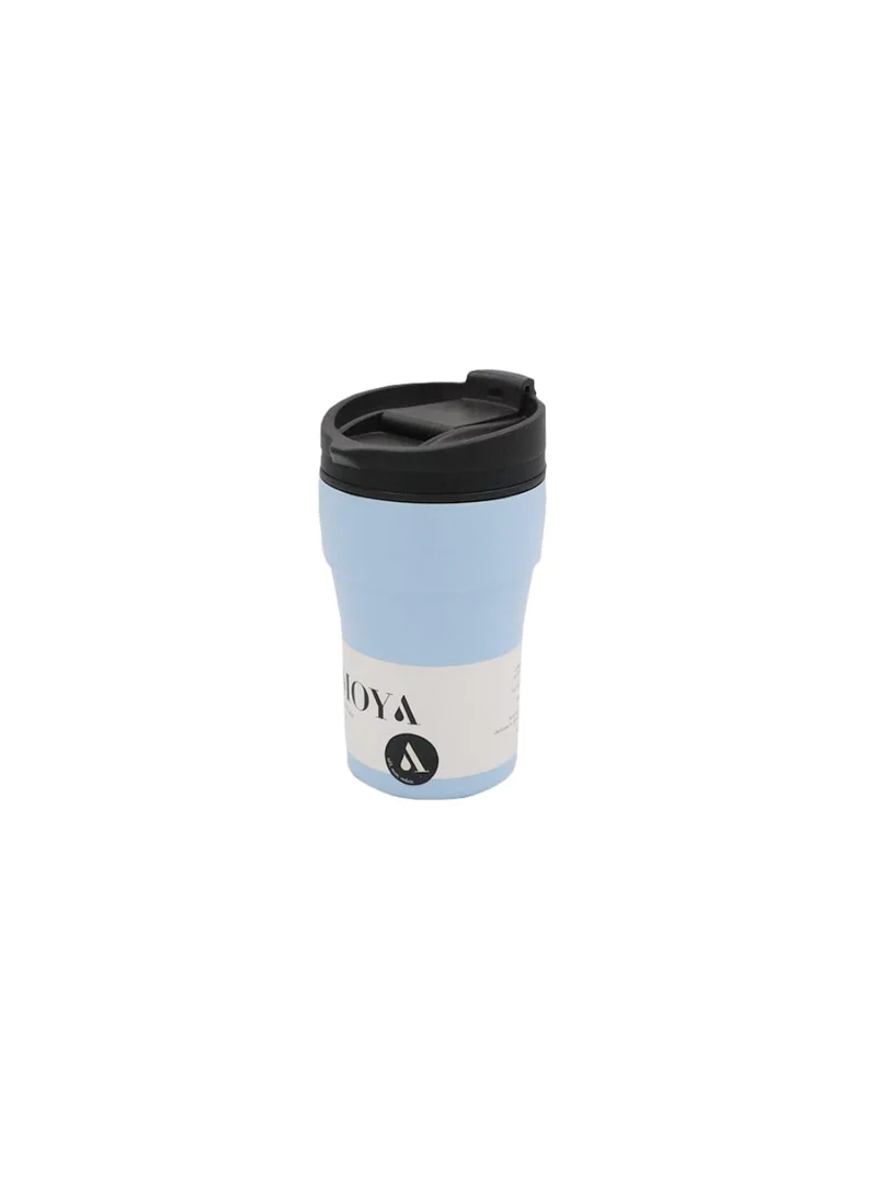 MOYA Moya "Low Tide" 250ml Travel Coffee Mug Black/Powder Blue
