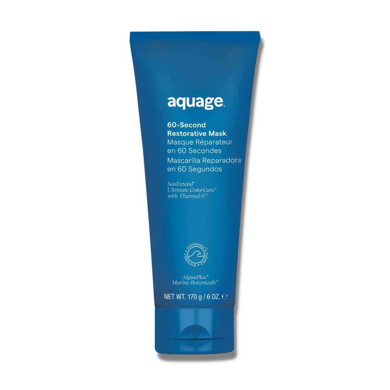 AQUAGE 60Second Restorative Mask Brings Back Strength and Moisture Seals in Moisture and Shine 6 oz