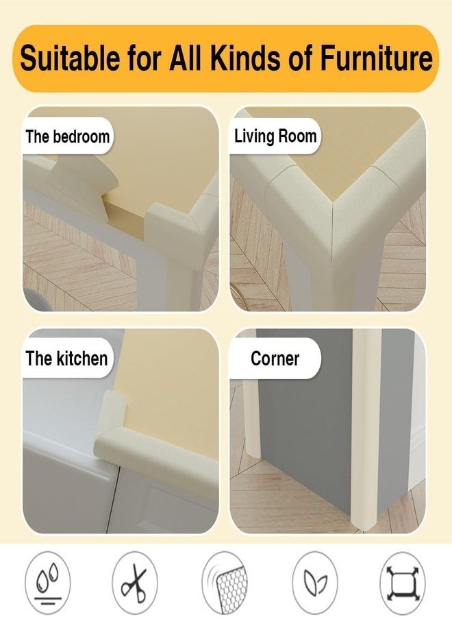 PD Grow Soft Corner Guards Squishy Protectors from Sharp Furniture Edges - High Resistant 2M Adhesive - Baby Proofing Protector Guard for Table Edge Child Safety (Gray) - Image 5
