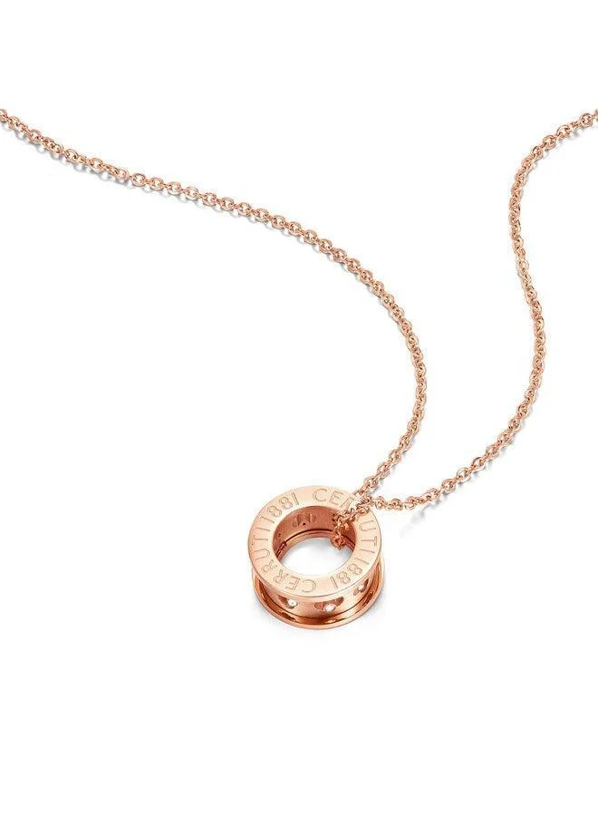 CERRUTI 1881 Bande Pink Trendy and Elegant Women's Necklace