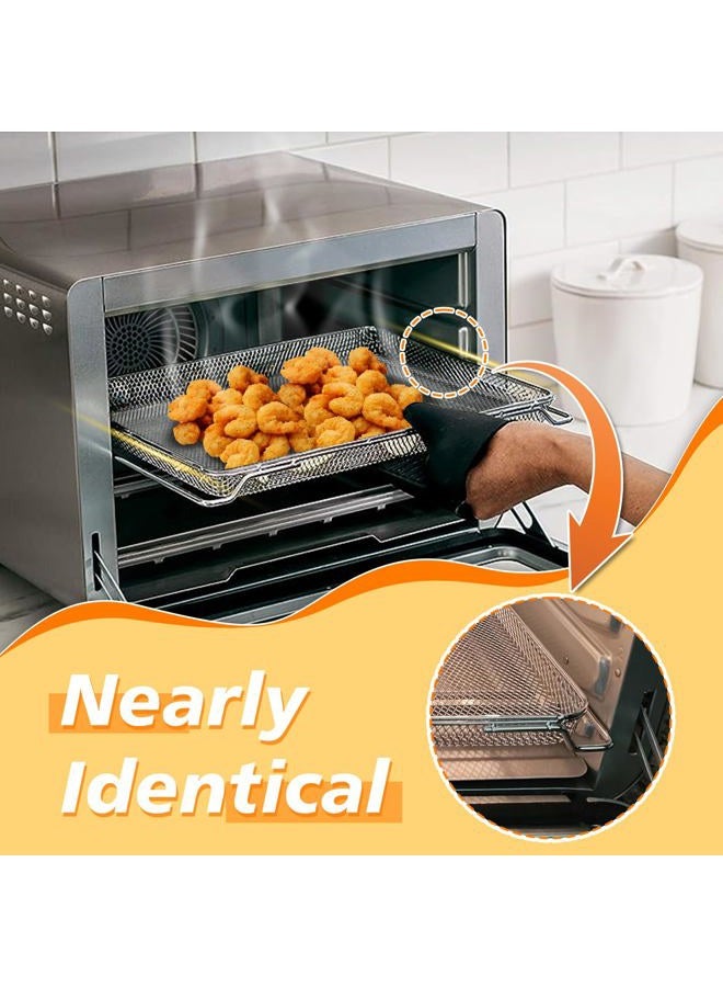 brikinte Air Fryer Basket for Ninja Air Fryer Oven, Replacement Air Fryer Tray Air Fryer Pans Air Fryer Accessories for Ninja DT251 Foodi 10-in-1 Smart XL Air Fry Oven Ninja Foodi Accessories - Image 4