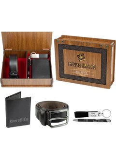 Grande Genuine Leather Men's Wallet and Belt Set  - Image 1