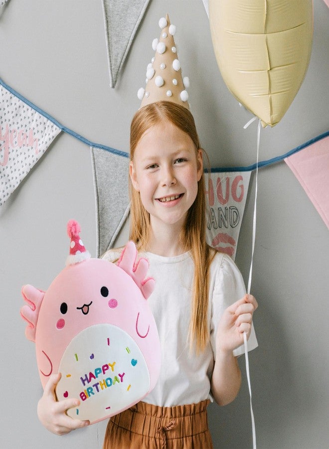 Gudisi Axolotl Plush Adorable Axolotl Stuffed Animals Soft Birthday Gift Axolotl Plushies Pillow for Kids Boys Girls Pink 8 inch - Image 2