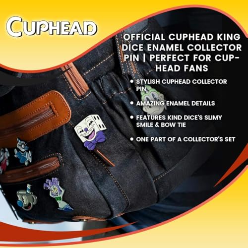 JUST FUNKY Dice man soft enamel pin - Image 5