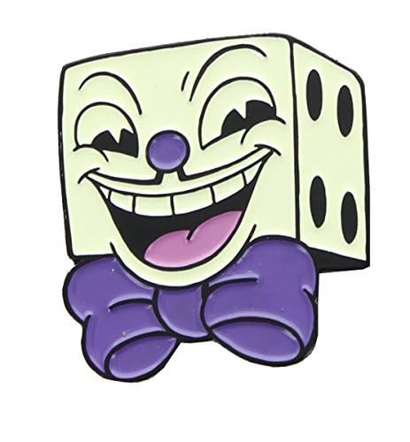 JUST FUNKY Dice man soft enamel pin - Image 2