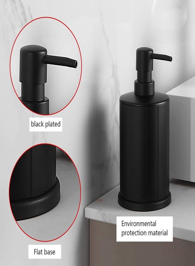 BGL Liquid Soap Dispenser Freestanding Aluminum Hand Soap Dispenser 17.6 Oz Rustproof for Bathroom and Kitchen Matte Black - Image 3