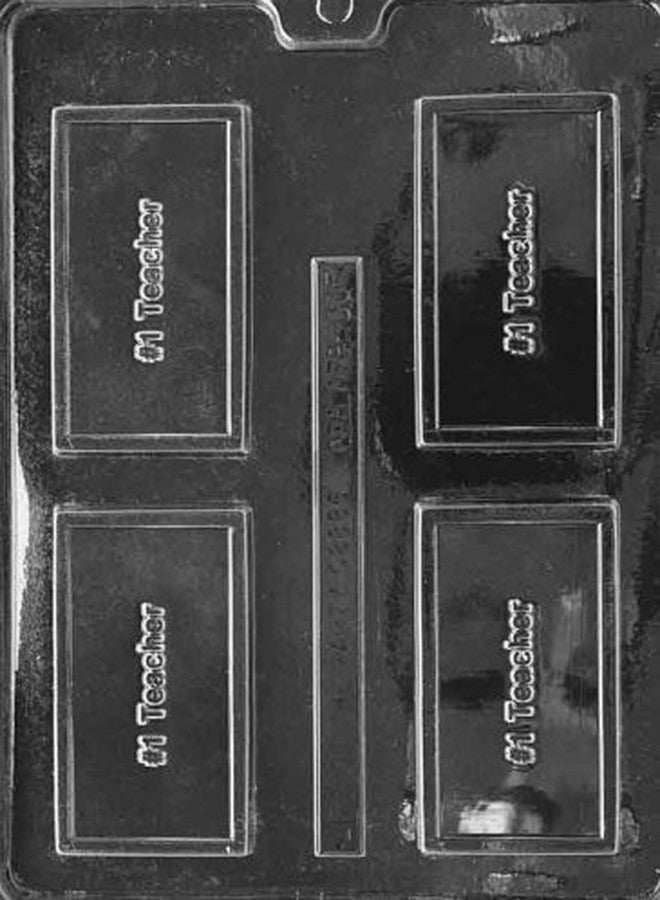 Cybrtrayd BC015 No.1 Teacher Business Card Chocolate Candy Mold by CybrTrayd