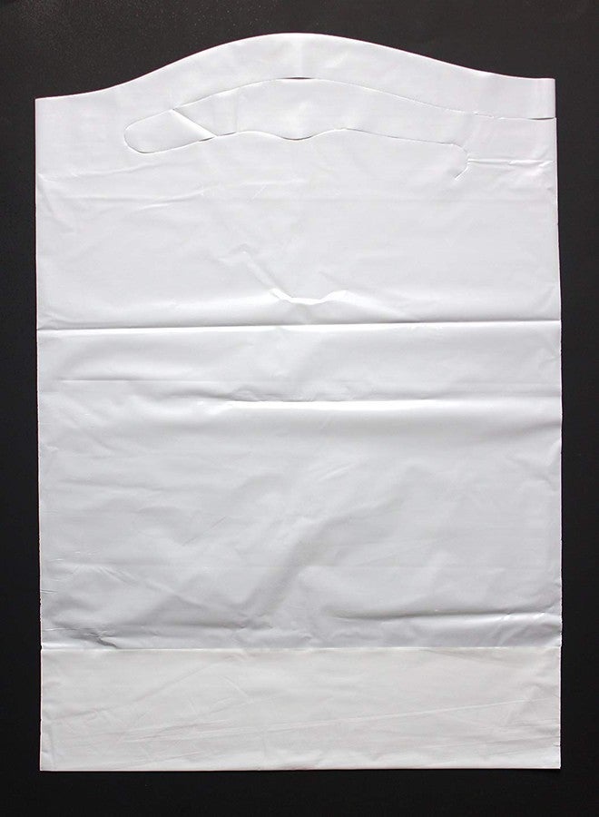 Tidi Disposable Adult Bibs with Crumb Catcher 100 Pack Plastic - Image 2
