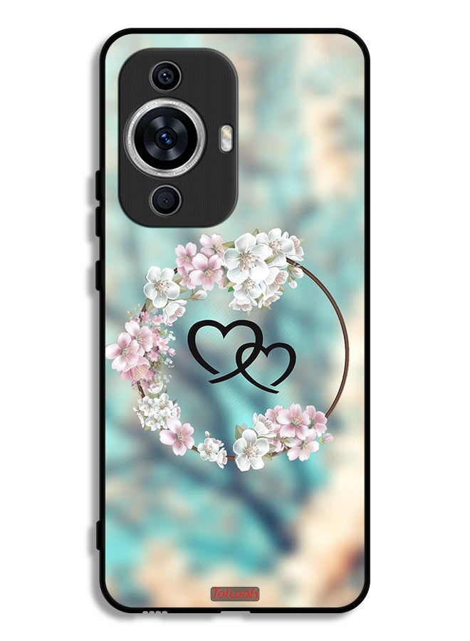 Tolwak Huawei nova 12s Protective Case Cover Hearts In Ring Art - Image 1
