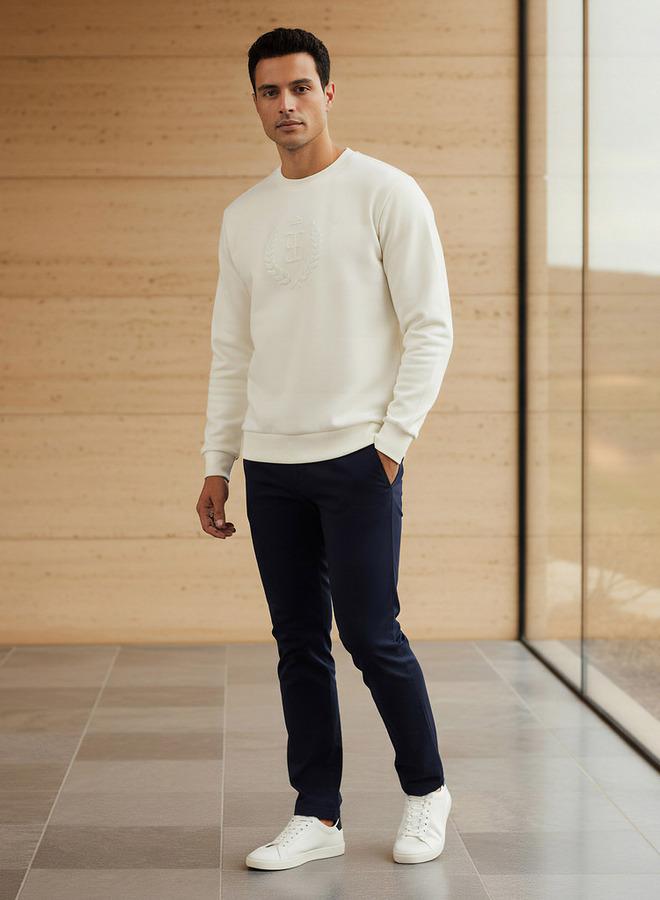 Emperor Men Relaxed Fit Cotton Blend Sweatshirt - Image 2