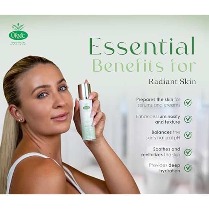 Ornic Botanical Skin Care - Organic Facial Toner with Hyaluronic Acid, Collagen, Rosemary & Aloe Vera - Natural Face Care for Hydration & Balance - Vegan & Cruelty-Free - 1.69 oz (50 ml) - Image 4