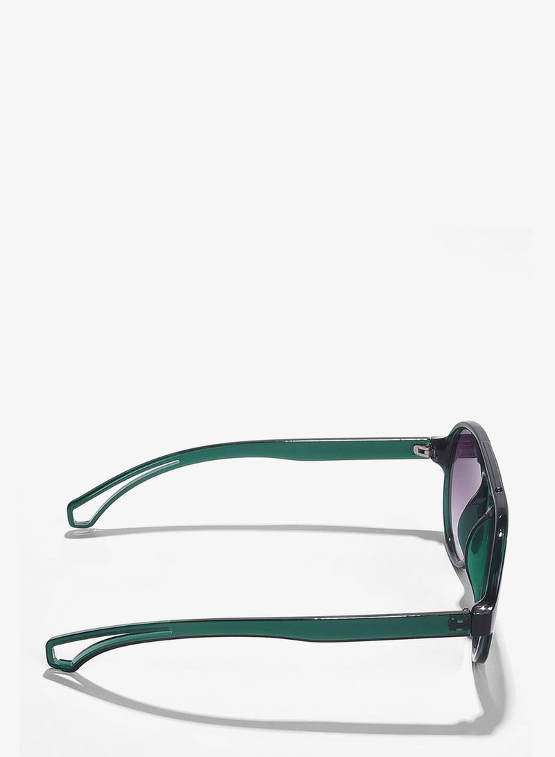 Haute Sauce Black Lens Black Wayfarer Sunglasses - Image 5