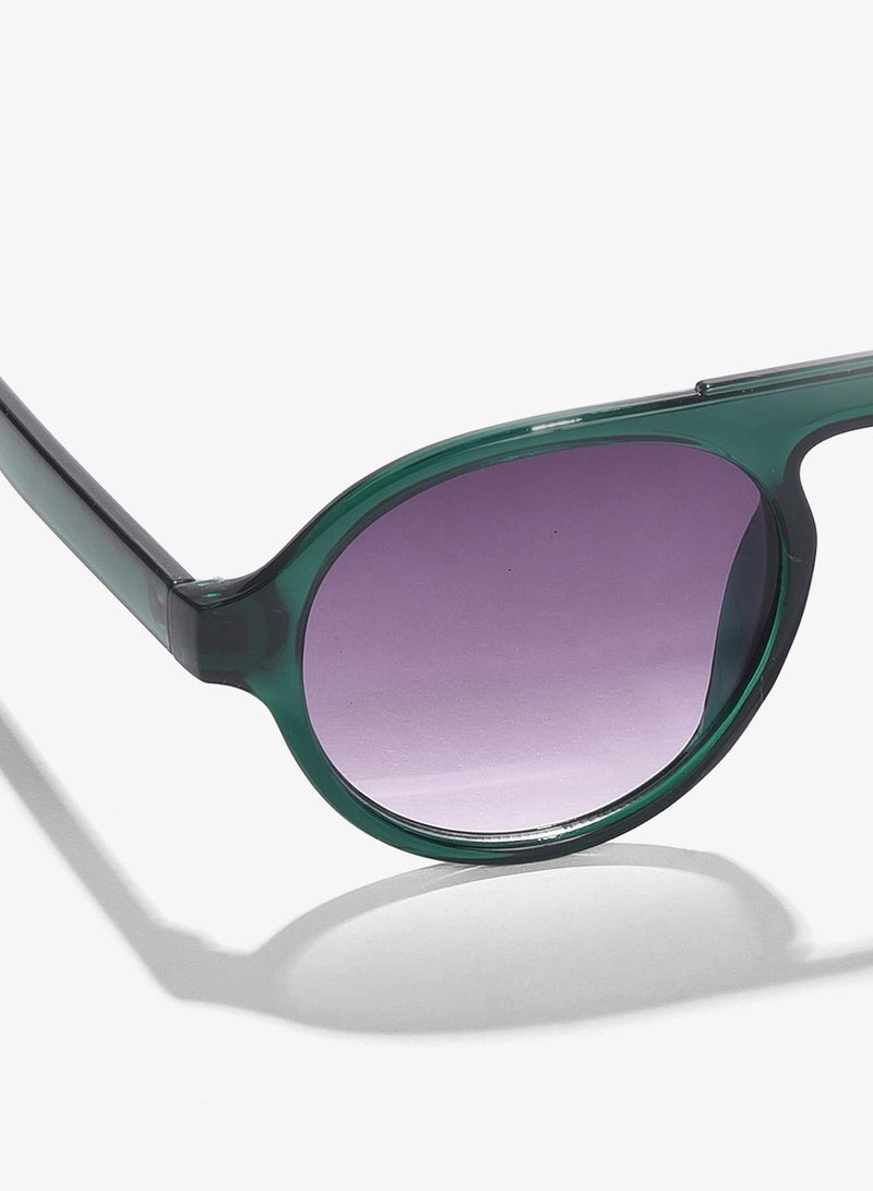 Haute Sauce Black Lens Black Wayfarer Sunglasses - Image 2