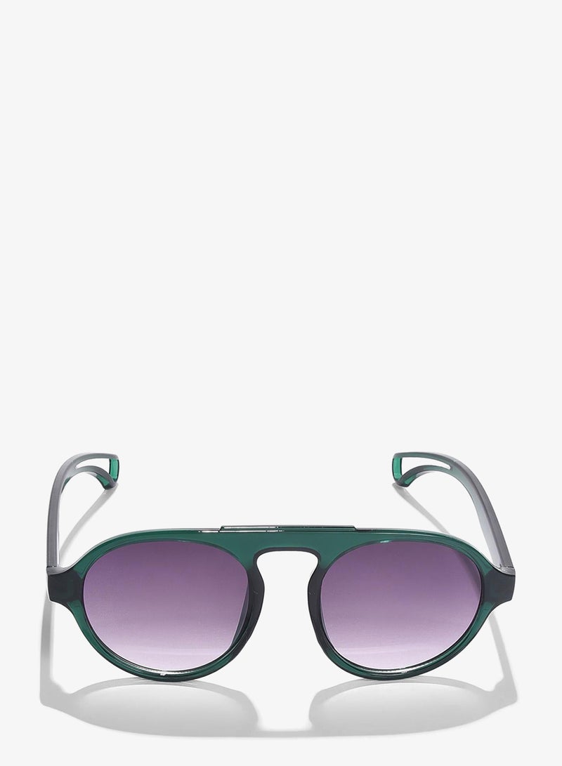 Haute Sauce Black Lens Black Wayfarer Sunglasses - Image 3