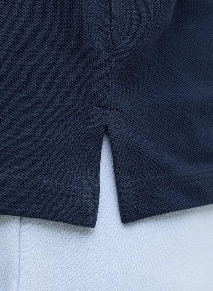 JACK & JONES Navy Blazer Regular fit short sleeve Polo for Men | Best Price UAE