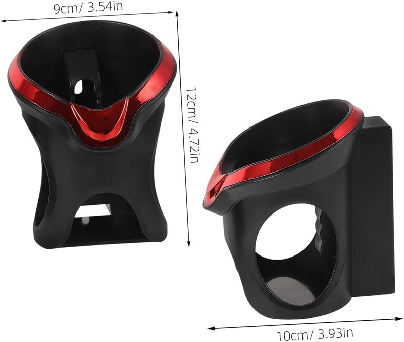 Elegant upgraded practical design 2pcs Motorcycle Drink Holder Water Cup Holder for Scooter Beverage Anti-Vibration Design All consumer tier purchase options - Image 2