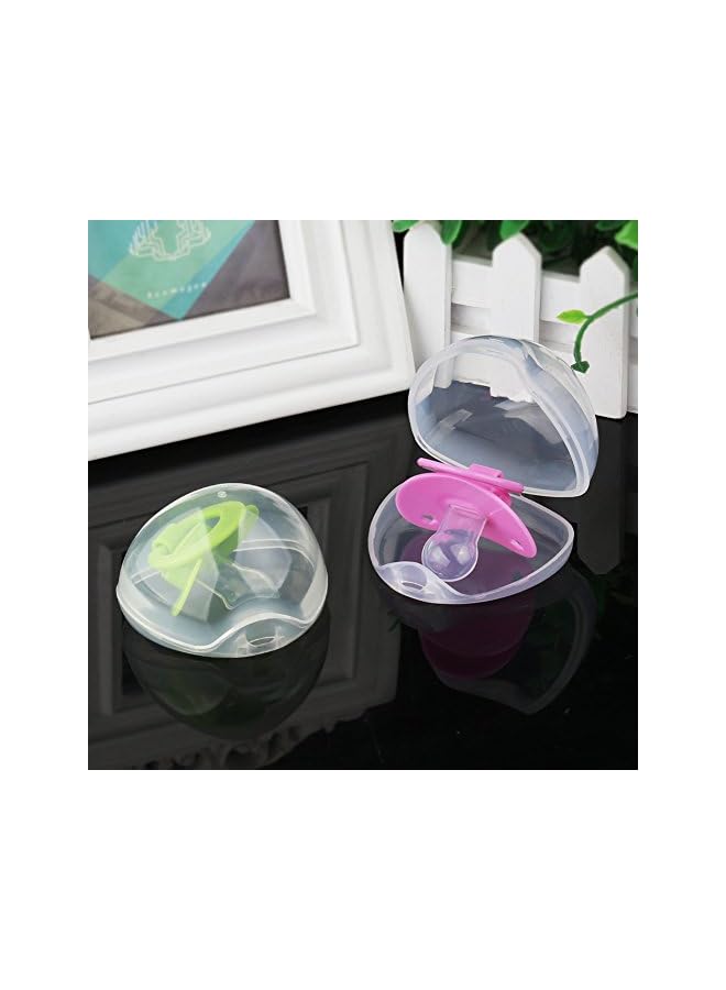 jaexest Pacifier Case,Pacifier Holder, Pacifier Box for Travel, BPA Free, 2 Pack - Image 3