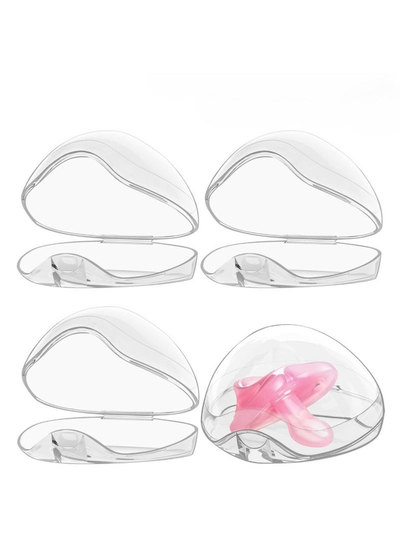 jaexest Pacifier Case,Pacifier Holder, Pacifier Box for Travel, BPA Free, 2 Pack - Image 3