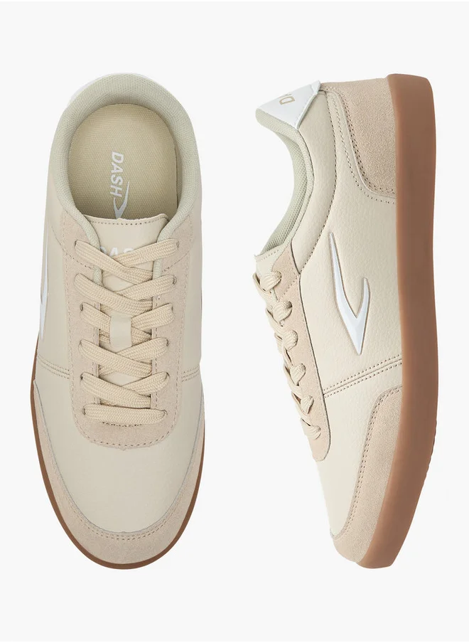 Dash Women's Logo Detail Sneakers with Lace-Up Closure