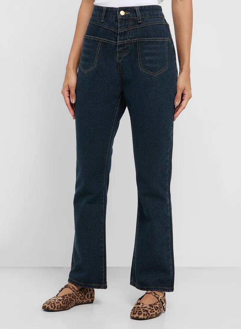 Ginger High Waist Wide Leg Jeans