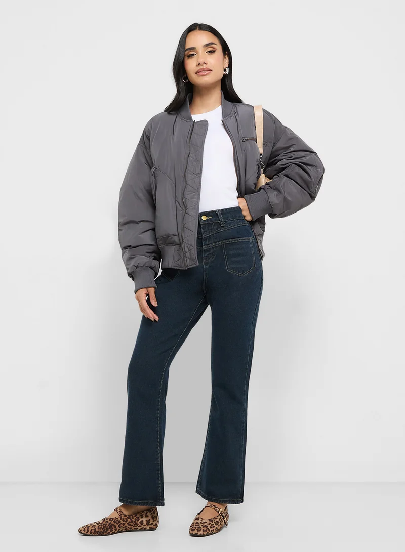 Ginger High Waist Wide Leg Jeans