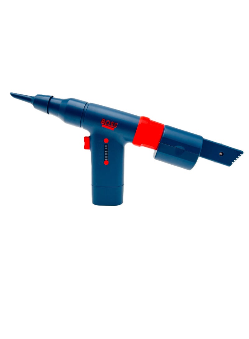 بوس_لايف_ستايل مكنسة كهربائية ومنفاخ هواء محمول للسيارة بـ 6 سرعات، مروحة توربو، منظف متعدد الوظائف قابل لإعادة الشحن، منفاخ غبار عالي الطاقة لتنظيف الكمبيوتر المحمول والكمبيوتر الشخصي - Image 3