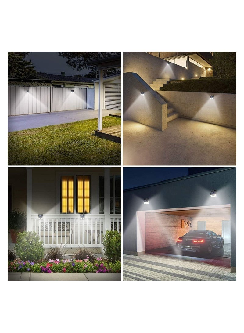 مييلان مستشعر حركة الطاقة الشمسية مصباح أمنية أمان مدعوم بالطاقة الشمسية أضواء لاسلكية مقاومة للماء لجدار الساحة الساحة مرآب شرفة حديقة سياج الفناء - Image 2