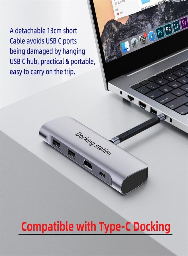 Cablecc كابل CC 240 واط فلات سليم FPC نوع-C USB-C إلى USB4 100 واط ذكر إلى ذكر بيانات 8K كابل للكمبيوتر المحمول والهاتف - Image 5