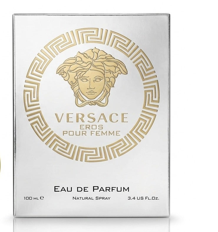 Versace Eros Pour Femme Eau de Parfum - Radiant & Sensual Floral Woody Fragrance - 100ml - Image 2
