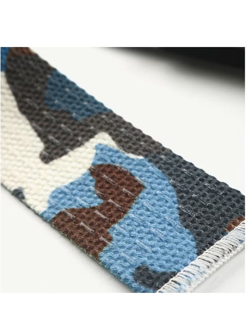 إس كي دي كي أحزمة رفع الأثقال المصنوعة من السيليكون غير القابلة للانزلاق، أحزمة الصالة الرياضية، أحزمة رفع الأثقال، أساور اللياقة البدنية للنساء والرجال، رفع الأثقال، كمال الأجسام، تدريب القوة (لون مموه) - Image 4