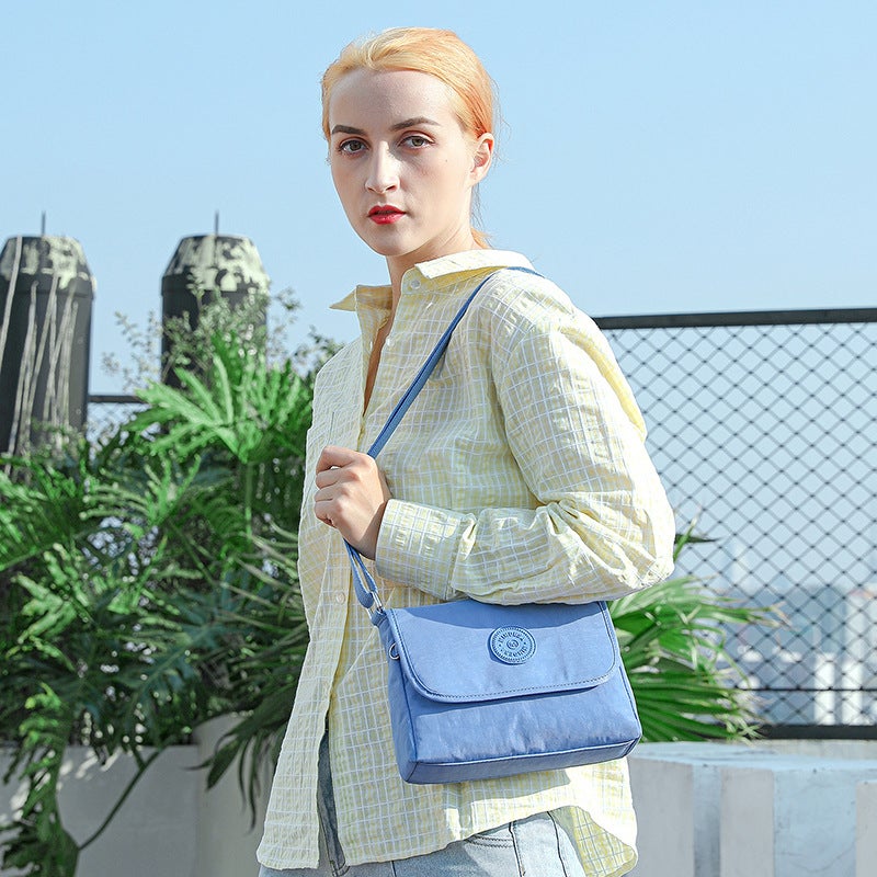 2024 Nylon Crossbody Bag Fashionable All-Match Lightweight Casual Large Capacity Shoulder Crossbody Bag Fashionable Clapsack Clapsack Bag - Image 4