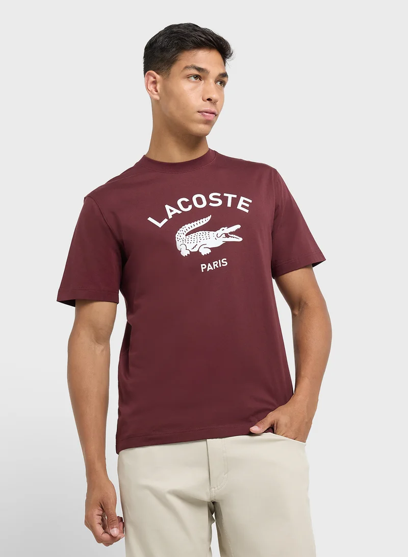 لاكوست Logo Graphic T-Shirt